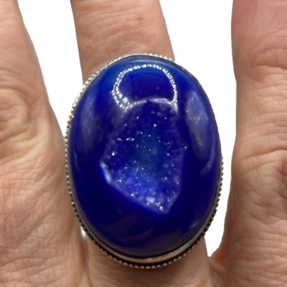 DRUZY QUARTZ RING! SO DIFFERENT! Updated! - Picture 4 of 9